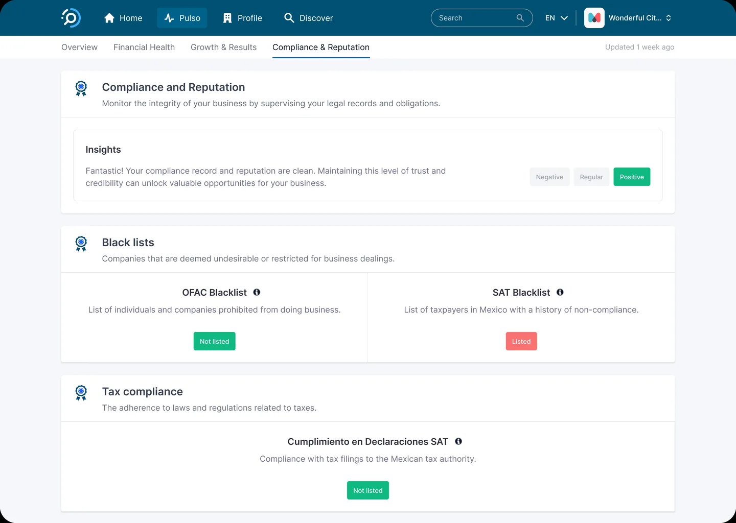 Design anterior: Compliance & Reputation